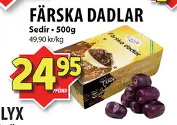 Matvärlden Tensta FÄRSKA DADLAR erbjuda