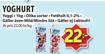 Matvärlden Tensta YOGHURT erbjuda