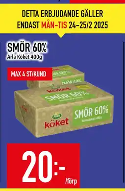 Matdax SMÖR 60% erbjuda