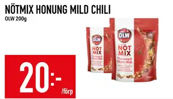 Matdax NÖTMIX HONUNG MILD CHILI erbjuda