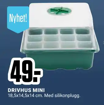 ÖoB DRIVHUS MINI erbjuda