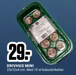 ÖoB DRIVHUS MINI erbjuda