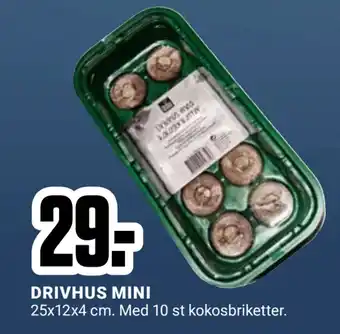 ÖoB DRIVHUS MINI erbjuda