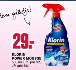 ÖoB KLORIN POWER MOUSSE erbjuda