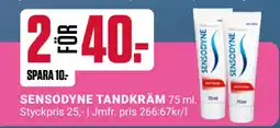 ÖoB SENSODYNE TANDKRÄM erbjuda