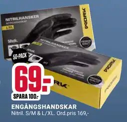 ÖoB ENGÅNGSHANDSKAR erbjuda