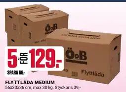 ÖoB FLYTTLÅDA MEDIUM erbjuda