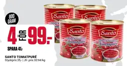 ÖoB SANTO TOMATPURÉ erbjuda