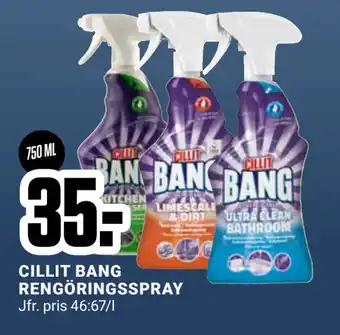 ÖoB CILLIT BANG RENGÖRINGSSPRAY erbjuda