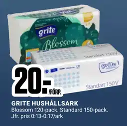 ÖoB GRITE HUSHÅLLSARK erbjuda