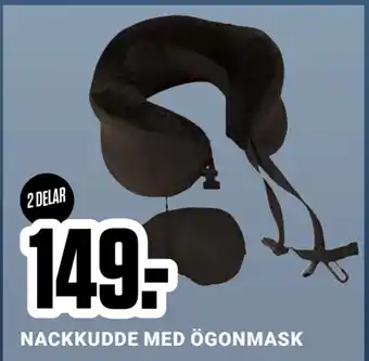 ÖoB NACKKUDDE MED ÖGONMASK erbjuda