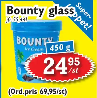 T-jarlen Bounty glass erbjuda