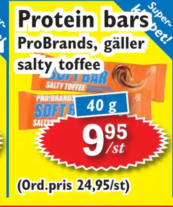 T-jarlen Protein bars erbjuda