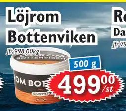 T-jarlen Löjrom Bottenviken erbjuda