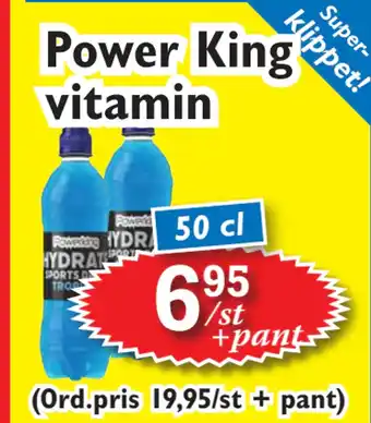 T-jarlen Power King vitamin erbjuda