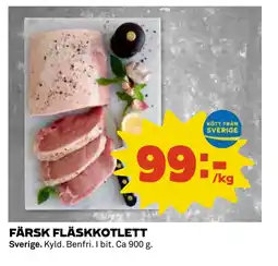 Coop Daglivs FÄRSK FLÄSKKOTLETT erbjuda