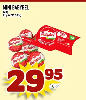 Din Mat MINI BABYBEL erbjuda