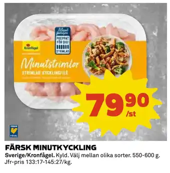 Coop Daglivs FÄRSK MINUTKYCKLING erbjuda