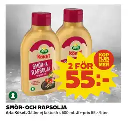 Coop Daglivs SMÖR- OCH RAPSOLJA erbjuda