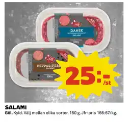 Coop Daglivs SALAMI erbjuda