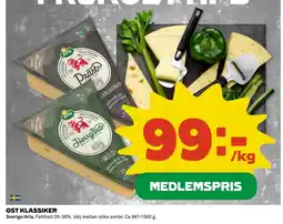 Coop Daglivs OST KLASSIKER erbjuda