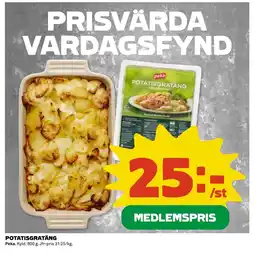 Coop Daglivs POTATISGRATÄNG erbjuda