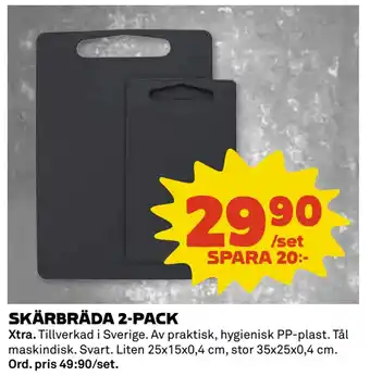 Coop Daglivs SKÄRBRÄDA 2-PACK erbjuda