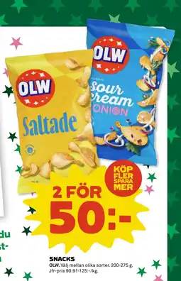 Coop Daglivs SNACKS erbjuda