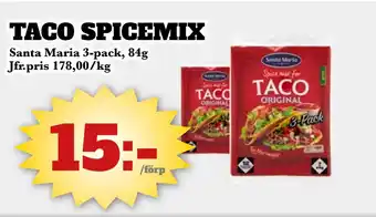 Bonum Matmarknad TACO SPICEMIX erbjuda