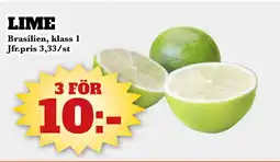 Bonum Matmarknad LIME erbjuda