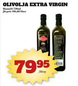 Bonum Matmarknad OLIVOLJA EXTRA VIRGIN erbjuda