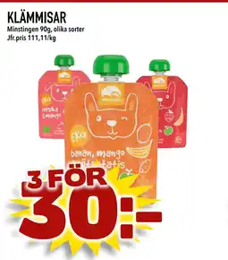 Bonum Matmarknad KLÄMMISAR erbjuda