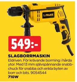 Jem&Fix SLAGBORRMASKIN erbjuda