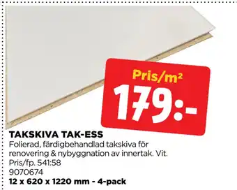 Jem&Fix TAKSKIVA TAK-ESS erbjuda
