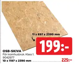 Jem&Fix OSB-SKIVA erbjuda