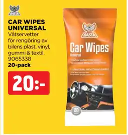 Jem&Fix CAR WIPES UNIVERSAL erbjuda