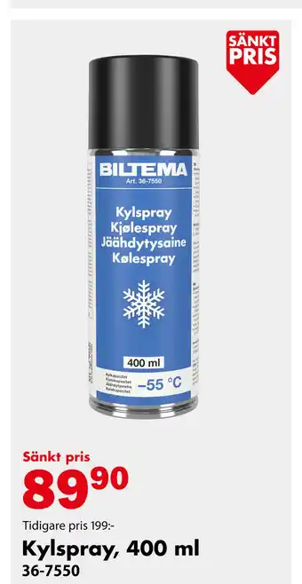 Biltema Kylspray, 400 ml erbjuda