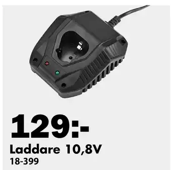 Biltema Laddare 10,8V erbjuda