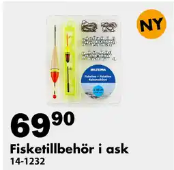 Biltema Fisketillbehör i ask erbjuda