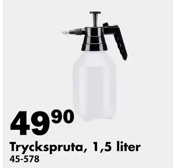 Biltema Tryckspruta, 1,5 liter erbjuda