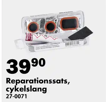 Biltema Reparationssats, cykelslang erbjuda