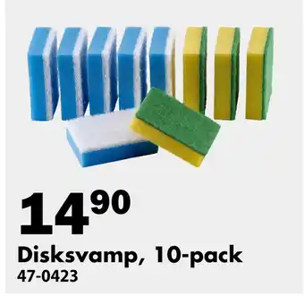 Biltema Disksvamp, 10-pack erbjuda