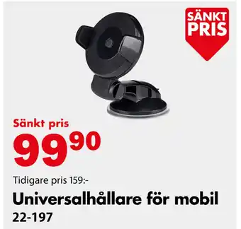 Biltema Universalhållare för mobil erbjuda