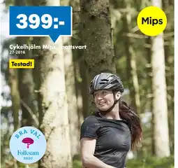 Biltema Cykelhjälm Mips, mattsvart erbjuda