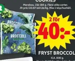 ICA Maxi FRYST BROCCOLI erbjuda