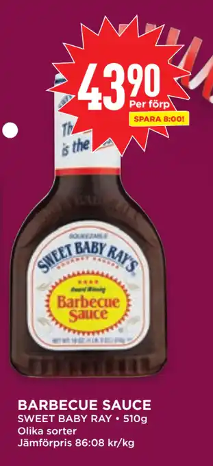 Willys BARBECUE SAUCE erbjuda