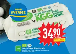 Willys EKOLOGISKA ÄGG 10-PACK erbjuda