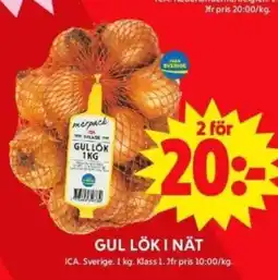 ICA Maxi GUL LÖKI NÄT erbjuda