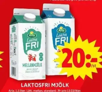 ICA Maxi LAKTOSFRI MJÖLK erbjuda