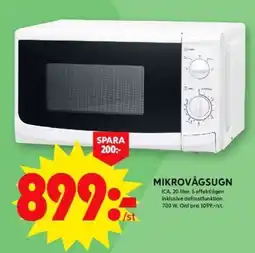 ICA Maxi MIKROVÅGSUGN erbjuda